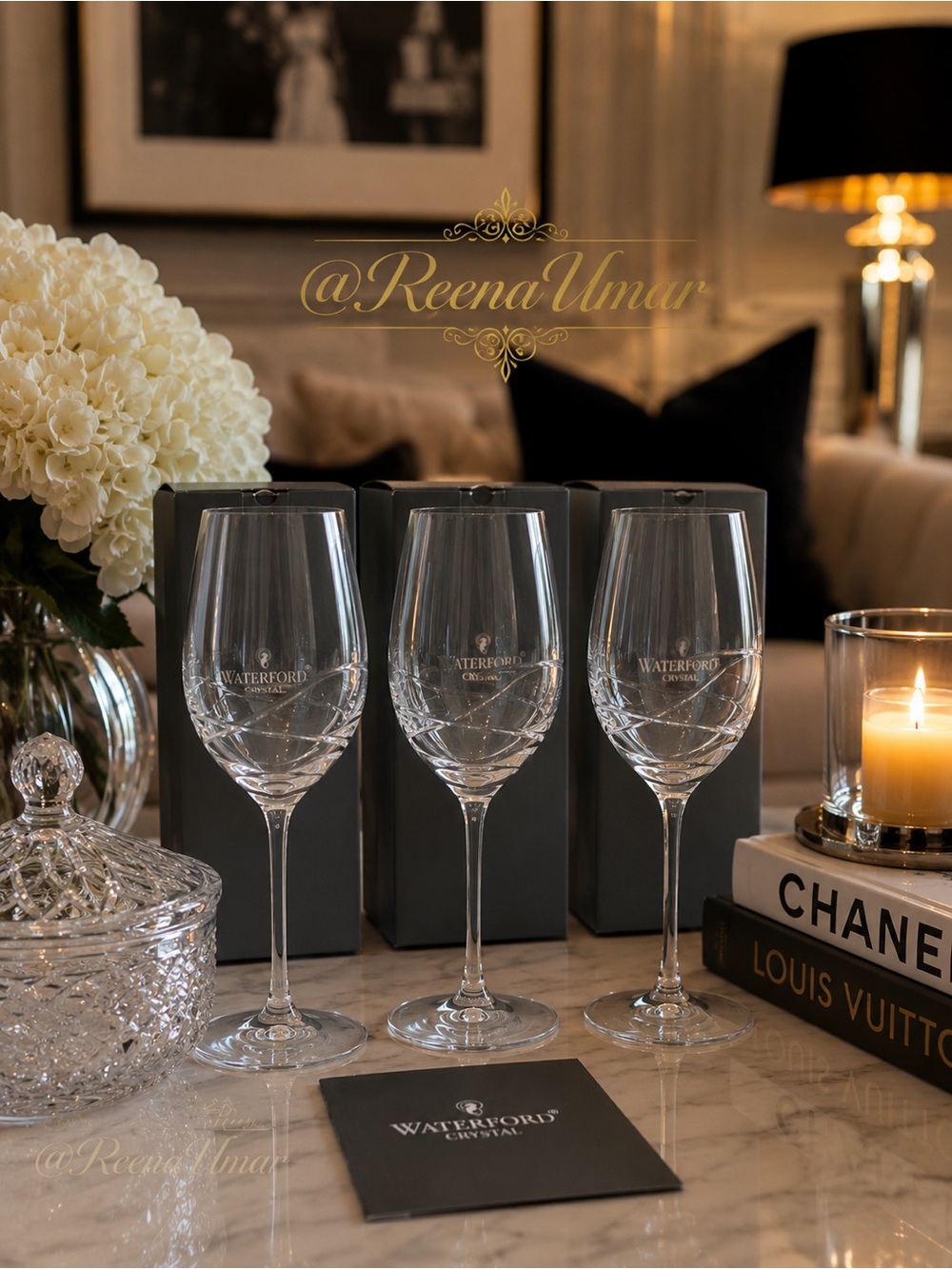 Waterford Ballet Ribbon Essence Stemware Set of 3 | NEW IN BOX